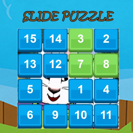 Classic Slide Puzzle Easy Math for Max and Ruby Icon