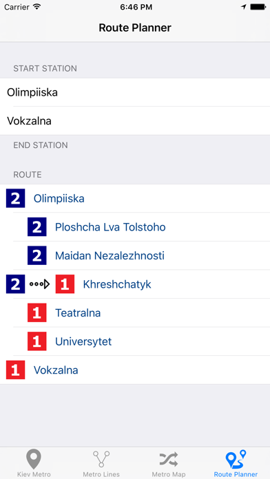 Kiev iMetro Screenshot 2