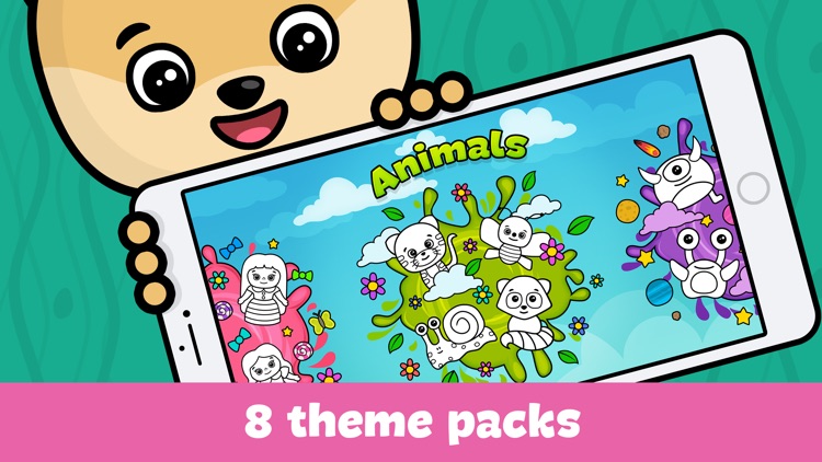 Kids coloring book - games for boys and girls free screenshot-3