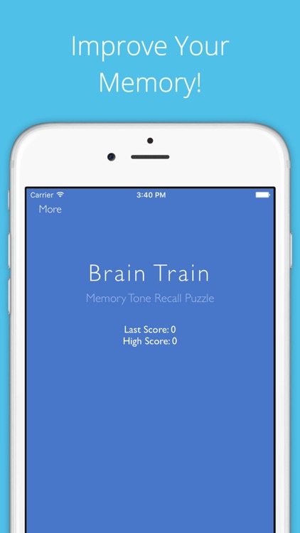 Brain Train Memory Tones Puzzle