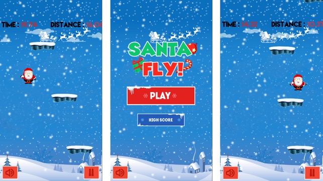 Santa Fly Noel Chrismast Game