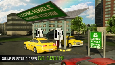 How to cancel & delete Electric Car Taxi Driver 3D Simulator: City Auto Drive to Pick Up Passengers from iphone & ipad 1