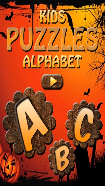 Halloween Games Kids First Step Puzzle - Halloween Alphabet