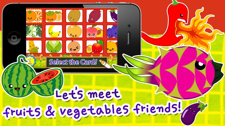 POPOYA Korean Fruits Vegetables Flashcards screenshot-3