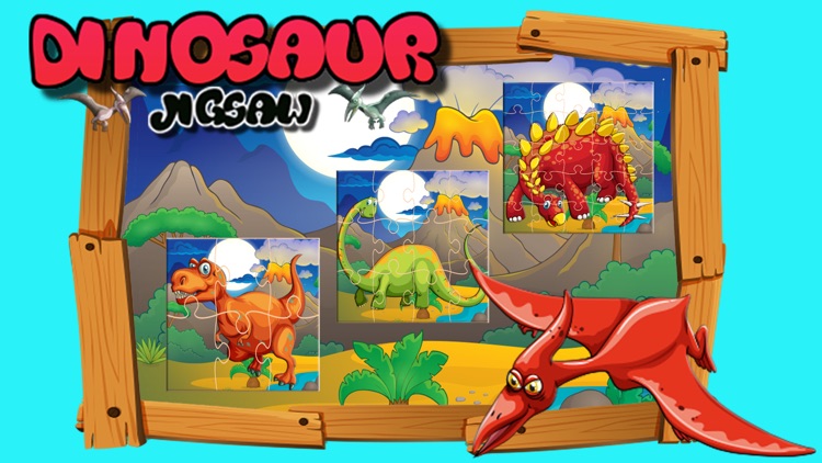 Dinosaur Jigsaw for Preschool Bedtime Activities