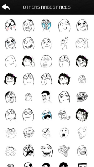 Funny Rages Faces - Stickers for WhatsApp, Viber, Telegram, (圖1)-速報App