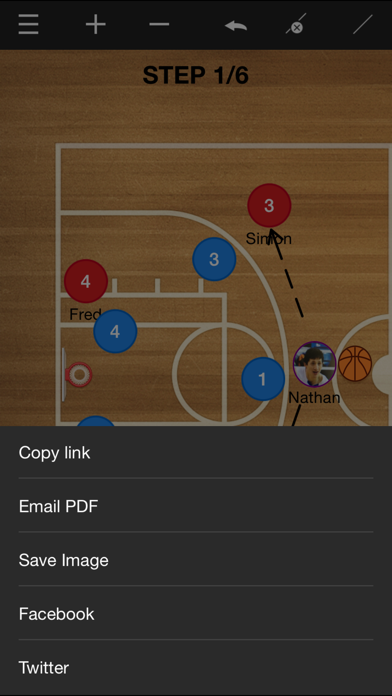 Basketball coach's clipboard Screenshot 4