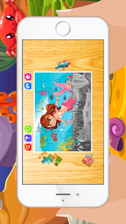 Mermaid Jigsaw Puzzles for Kids and Toddler - Kindergarten and Preschool Learning Games Free