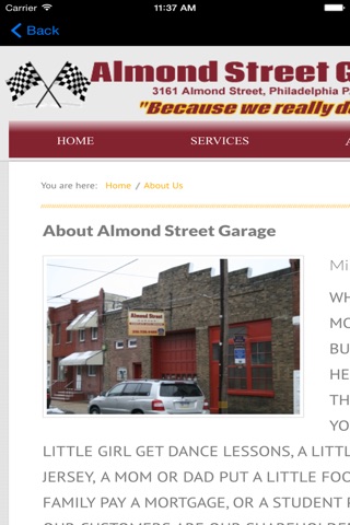 Almond Street Garage for iPhone screenshot 4