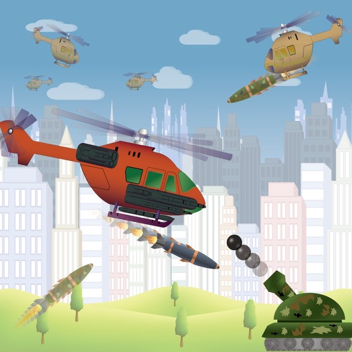 Crazy Helicopter - City War icon