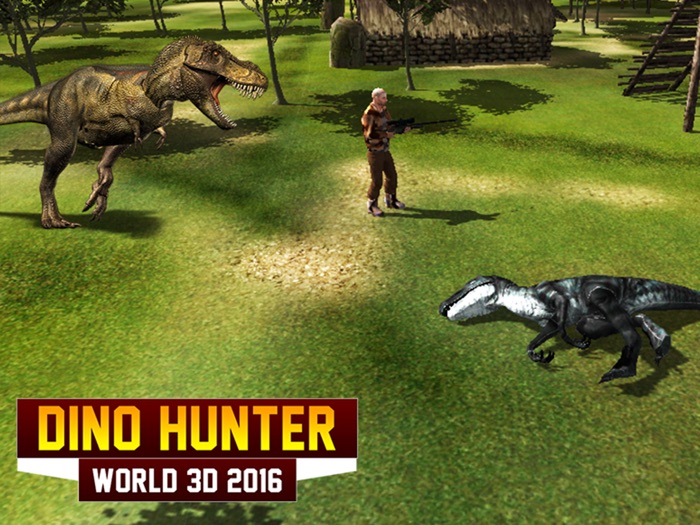恐龙猎人人类攻击3D