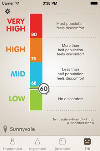 Thermo-hygrometer screenshot 4