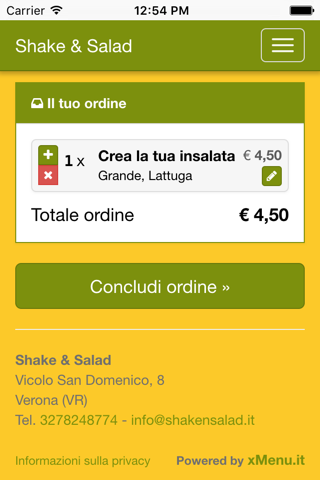 Shake & Salad Verona screenshot 3