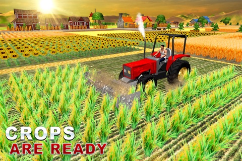 Forage Plow Farming Harvester - Farming Simulator Game. screenshot 2