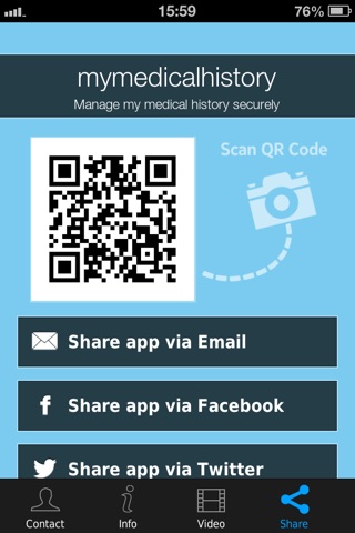 mymedicalhistory. screenshot 4