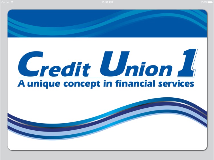 Credit Union 1 Mobile Banking for iPad