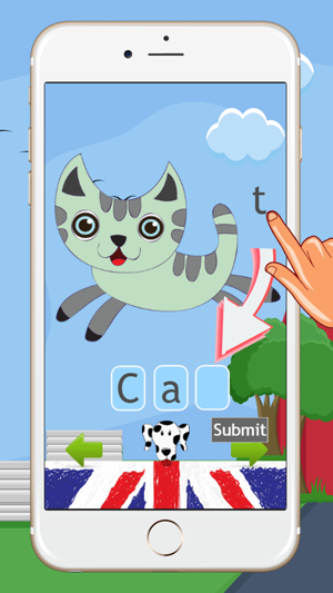 Animal Spelling Words Drag And Drop Puzzle Flash Card Games (圖1)-速報App