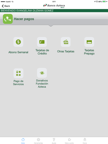 Banco Azteca Móvil Tablet screenshot 4