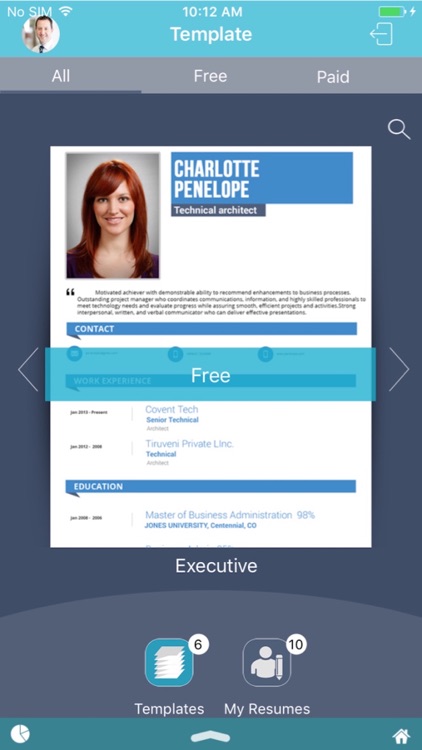 Social Resume Builder