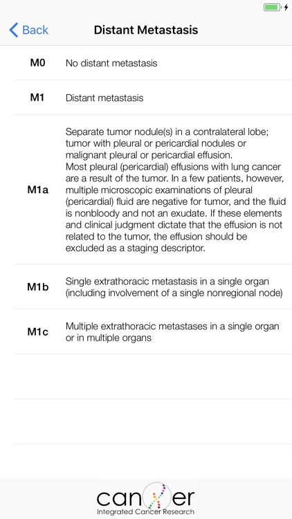 Lung Cancer TNM Staging Tool screenshot-4