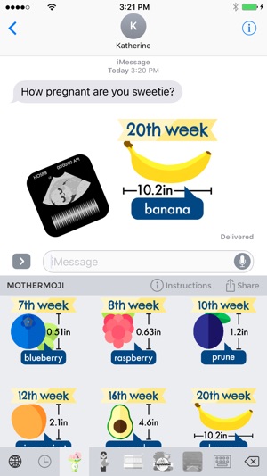 Mothermoji - Pregnancy & Baby Emojis and Stickers(圖4)-速報App