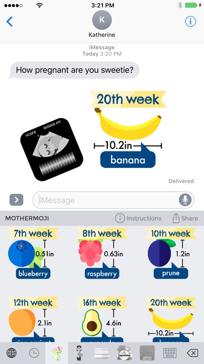 Mothermoji - Pregnancy & Baby Emojis and Stickers screenshot-3