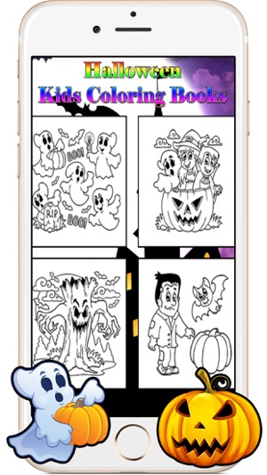 Halloween Kids Coloring Books Games for Toddlers(圖4)-速報App