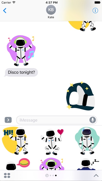 Space stickers by Cosmolander