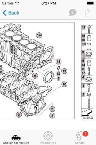 Parts and diagrams for MINI screenshot 3