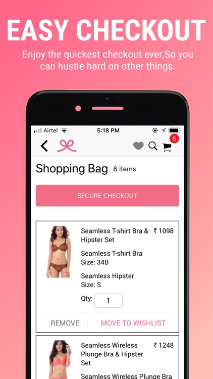 PrettySecrets - Lingerie App