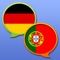 This is German - Portuguese and Portuguese - German dictionary; Wörterbuch Deutsch - Portugiesisch und Portugiesisch - Deutsch / Dicionário Alemão - Português e Português - Alemão