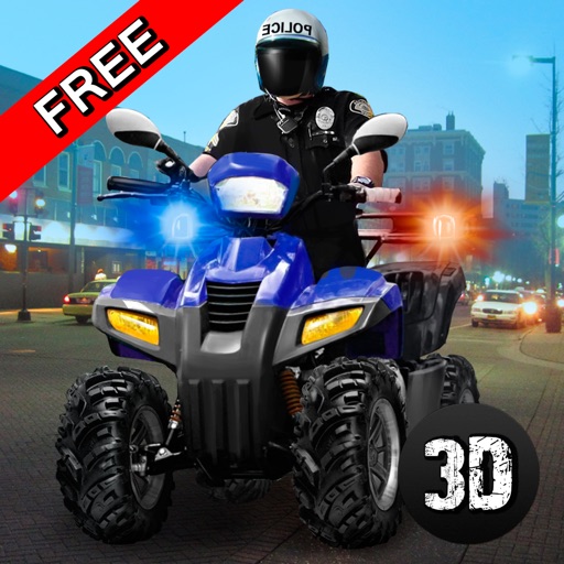 Police ATV Simulator: City Quad Bike Racing 3D Icon