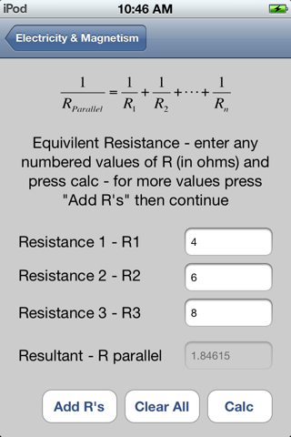 MathPhysics Reference & Solver screenshot 4