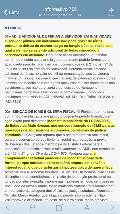 Informativos do STF screenshot-3