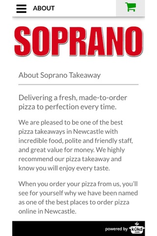 Soprano Takeaway Pizza screenshot 4