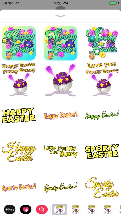 Easter Volleyball Stickers screenshot 3