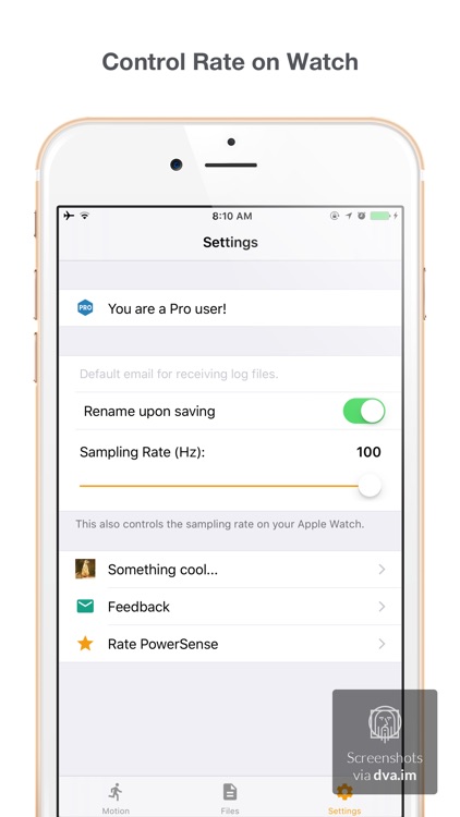 PowerSense: Motion Sensor Data Logging Tool screenshot-3