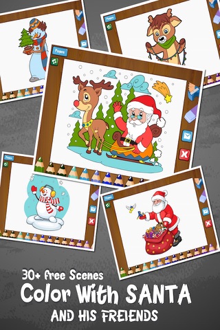 Merry Coloring Christmas - color & Paint book screenshot 2