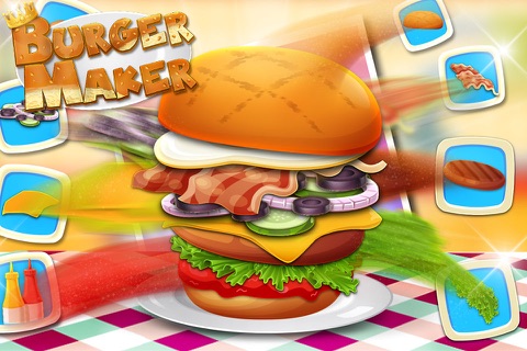 Super Burger Maker - Crazy Chef Cooking Game screenshot 2