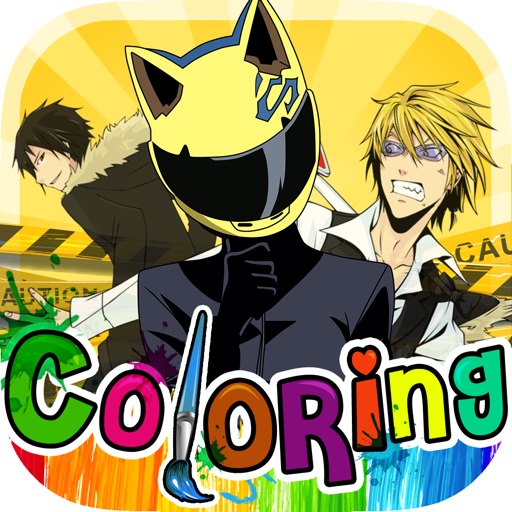 Coloring Book Manga  & Anime Paint on Durarara Free Edition icon