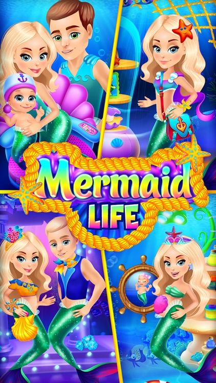 Mermaid Life - Family Story & Dressup Girls Games