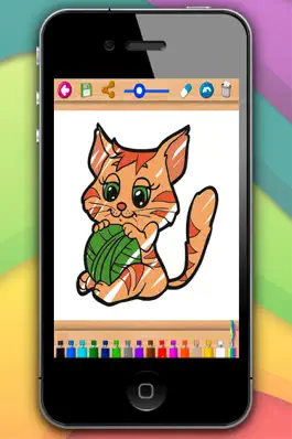 Game screenshot Paint cats – lovely kittens coloring book mod apk
