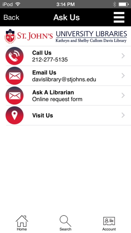 SJU Davis Lib Mobile screenshot-3