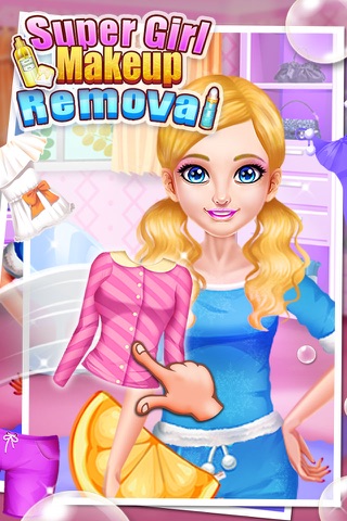 Super Girl Makeup Removal - Free Fun Games screenshot 3