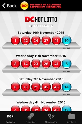 DC Lottery Results screenshot 3