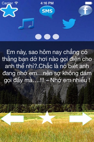 SMS Tán Gái - Tin Nhắn Tình Yêu ( Cute Love SMS ) screenshot 2