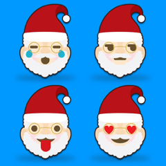 Merry Christmas Emoji - Holiday Emoticon Stickers & Emojis Icons for Message Greeting