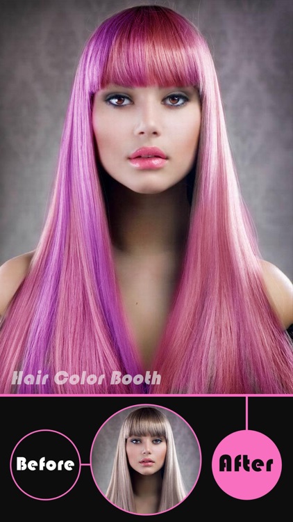 Hair Color Booth Pro - Change Hair Styles to Blonde, Brunette, Brown, Ginger or Any Color