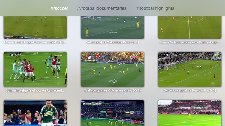 Soccer TV - Reddit Edition