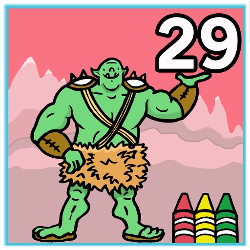 Coloring Book 29: Mythical Creatures Icon